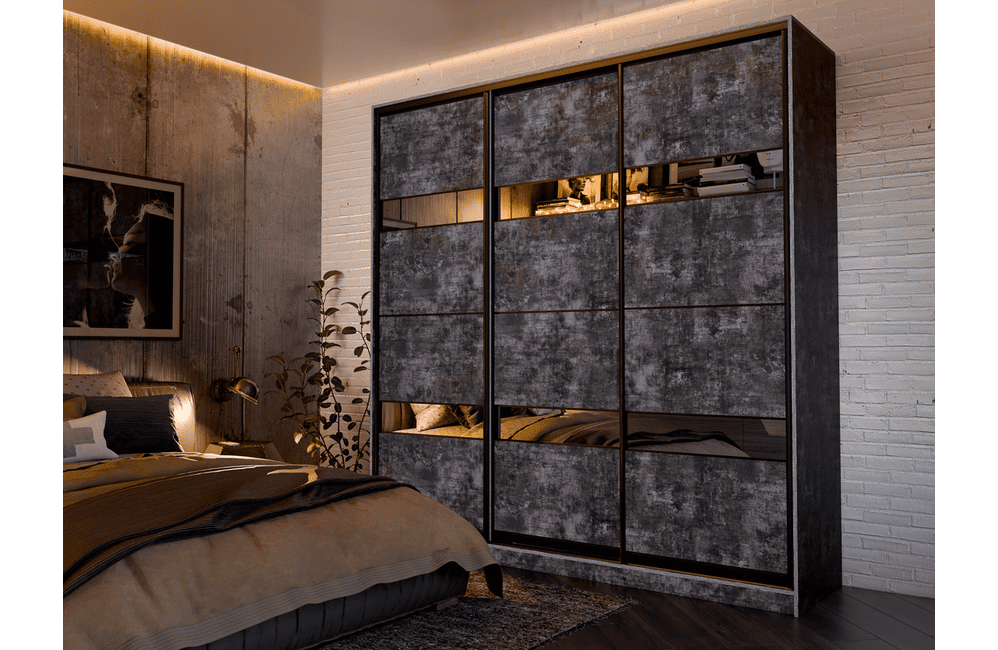 Шафа-купе "Стандарт" 222 см W 3-дверна